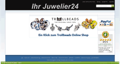 Desktop Screenshot of ihr-juwelier24.de